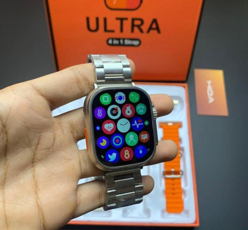 ULTRA 7 smart watch with 7 straps